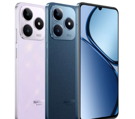 Realme Narzo N63 支持高达 128GB 的​​板载存储